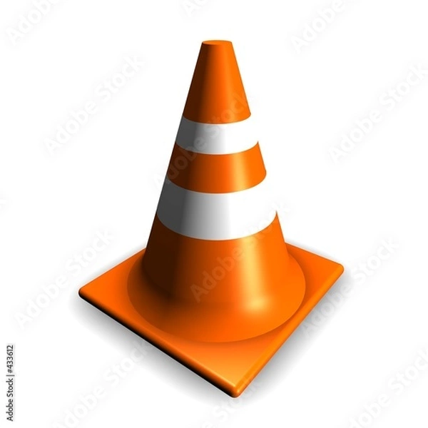 Obraz traffic cone
