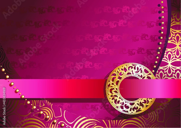 Fototapeta red silk background