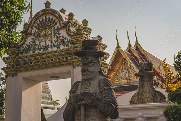 Fototapeta Wat Pho Bangkok architecture