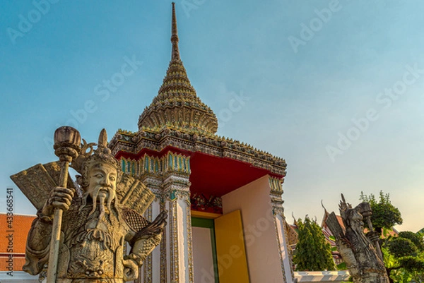Fototapeta Wat Pho Bangkok architecture