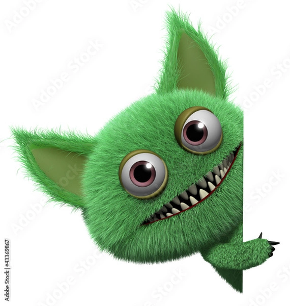 Obraz futrzany gremlin