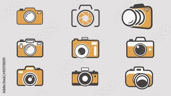 Fototapeta Camera Icons Overlay