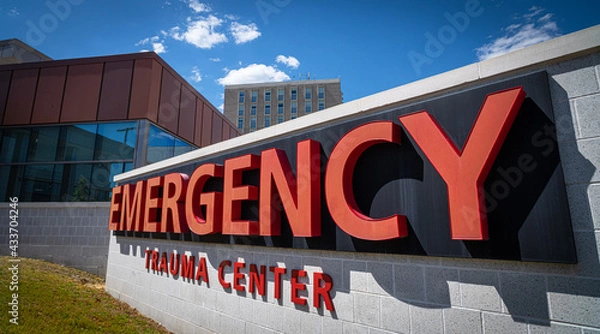 Obraz Emergency Trauma Center Sign