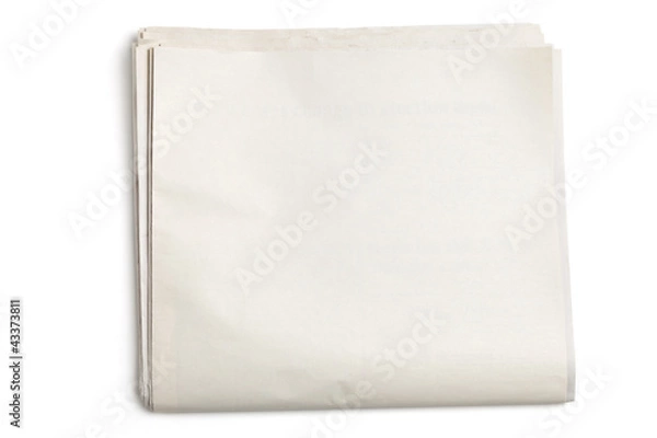 Fototapeta Pusta gazeta