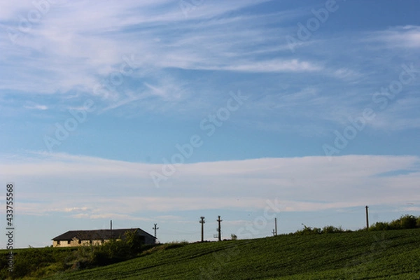 Obraz landscape with clouds