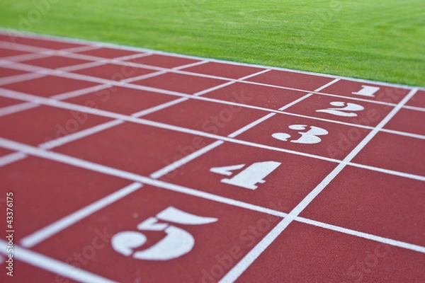 Fototapeta stadium tracks