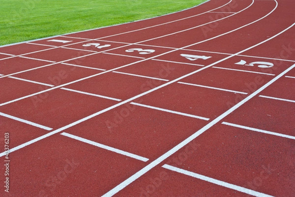 Fototapeta stadium tracks
