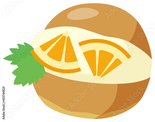 Fototapeta レモンのマリトッツォ