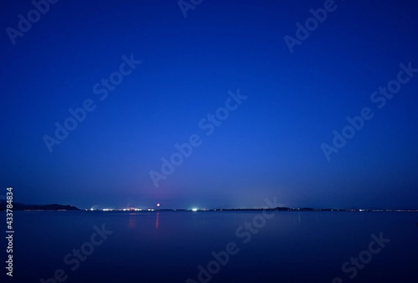 Obraz 夜の中海