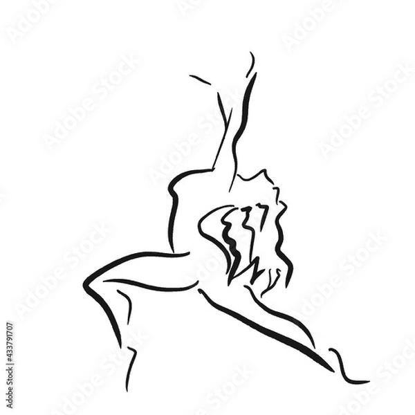 Fototapeta Inspired dancer