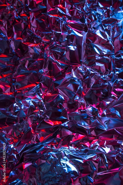 Obraz red and blue glass