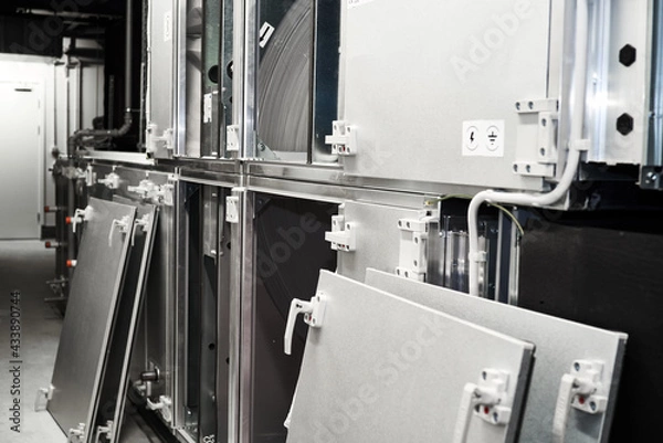 Fototapeta air handling ventilation and conditioning unit maintenance