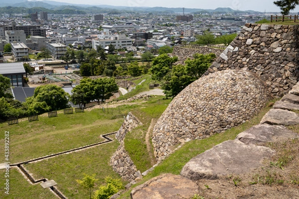 Obraz 鳥取城の巻石垣