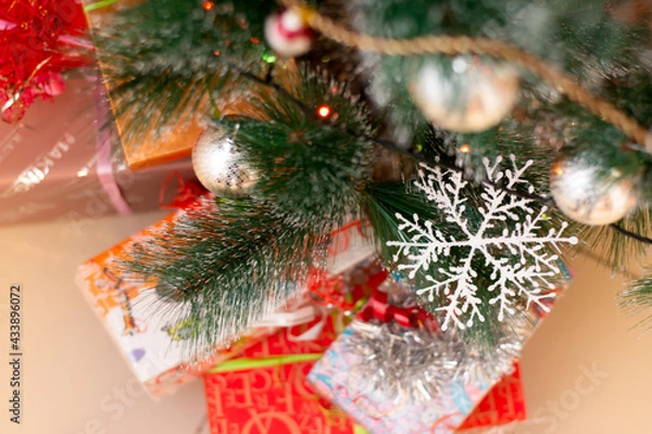 Obraz snowflake on the tree