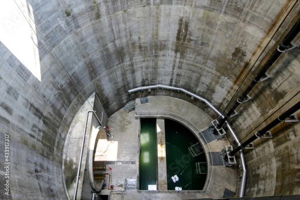 Obraz いろは呑龍 トンネルの乙訓ポンプ場（右京区・京都）