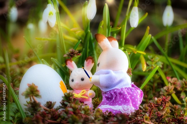 Fototapeta Ostereier färben