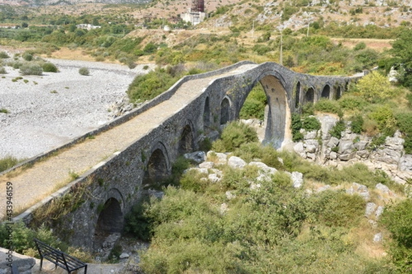 Obraz bridge over the river, historical