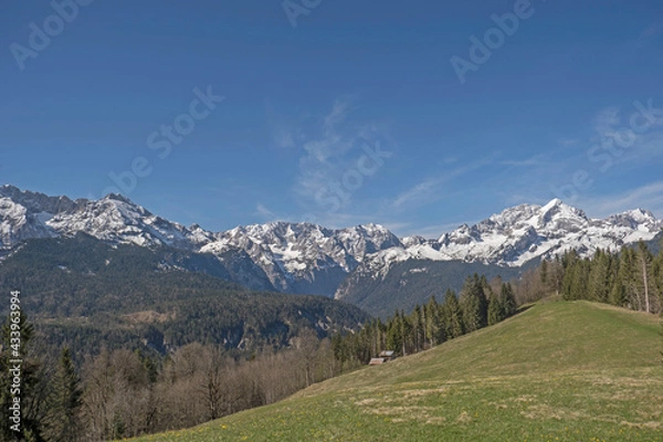 Obraz Blick aufs Wettersteingebirge