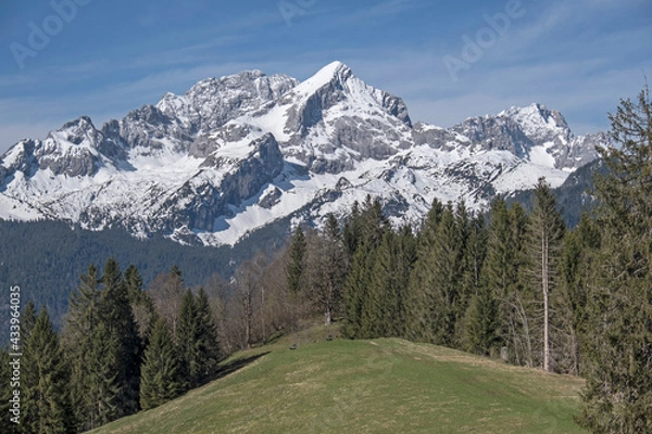 Obraz Blick aufs Wettersteingebirge