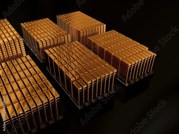 Obraz Goldbarren
