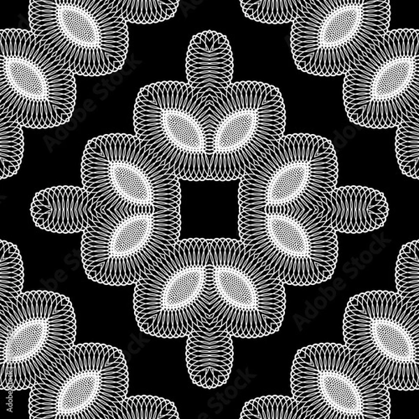 Fototapeta Design seamless decorative lacy pattern