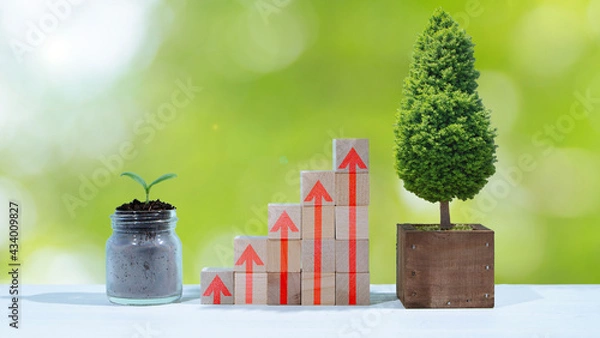 Obraz 一歩一歩物事を大きく育てる（やりはじめた事業、お金、資産、能力、人材）