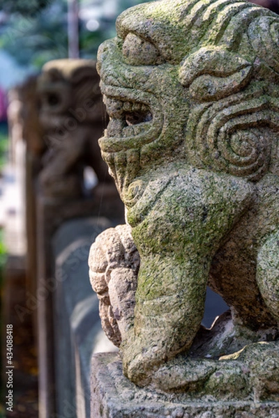 Fototapeta 中国の石獅子
