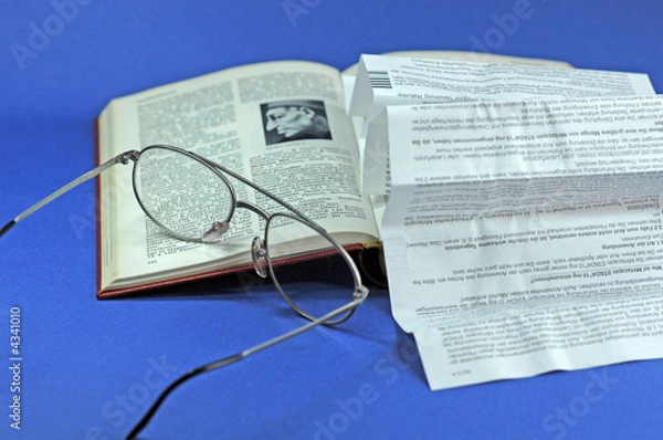 Fototapeta Beipackzettel