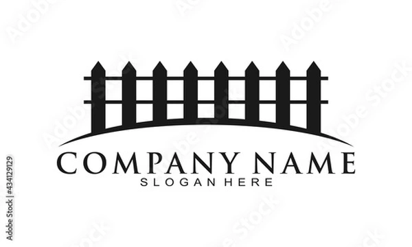 Obraz Elegant fence logo