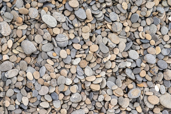 Fototapeta pile of rounded stones