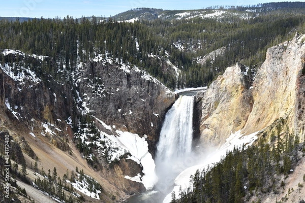 Obraz Waterfall in Yellowstone