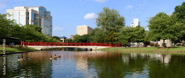 Obraz Panoramic cityscape of Huntsville, Alabama 