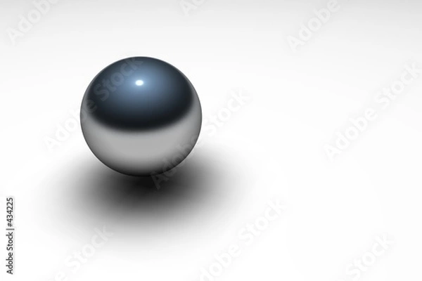 Obraz metallic ball