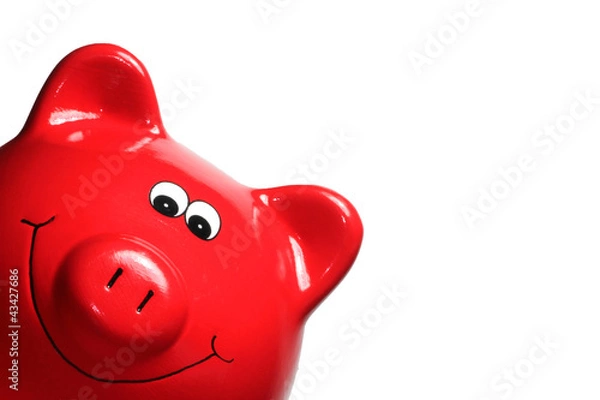 Obraz Skarbonka czerwona