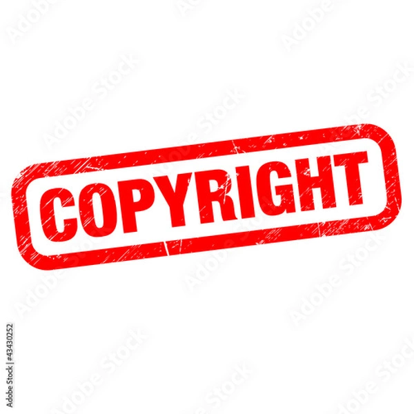 Obraz COPYRIGHT Stempel