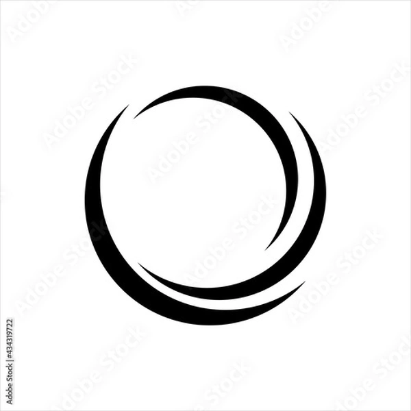 Fototapeta Set Wave Swoosh Logo Template vector	