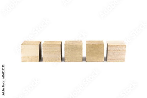 Fototapeta 積み木　白背景