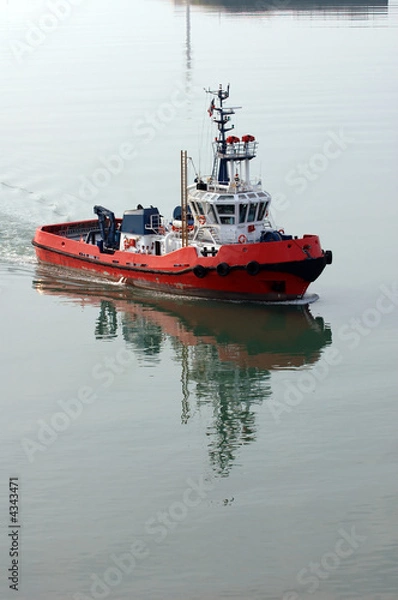Obraz Pilot tugboat