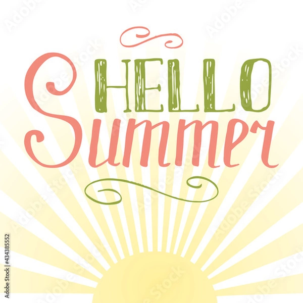 Obraz summer poster