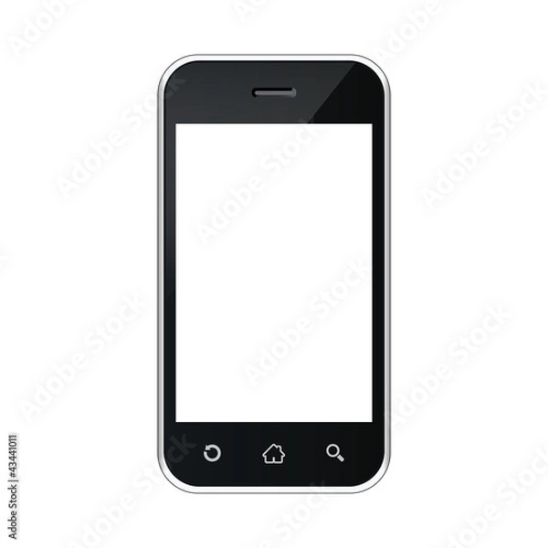 Obraz smartphone with blank screen