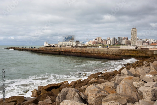 Fototapeta view of the port country