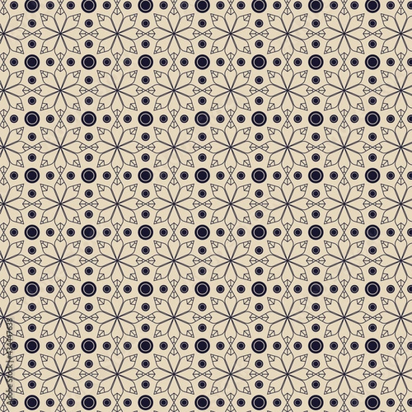Fototapeta beige ornamental pattern