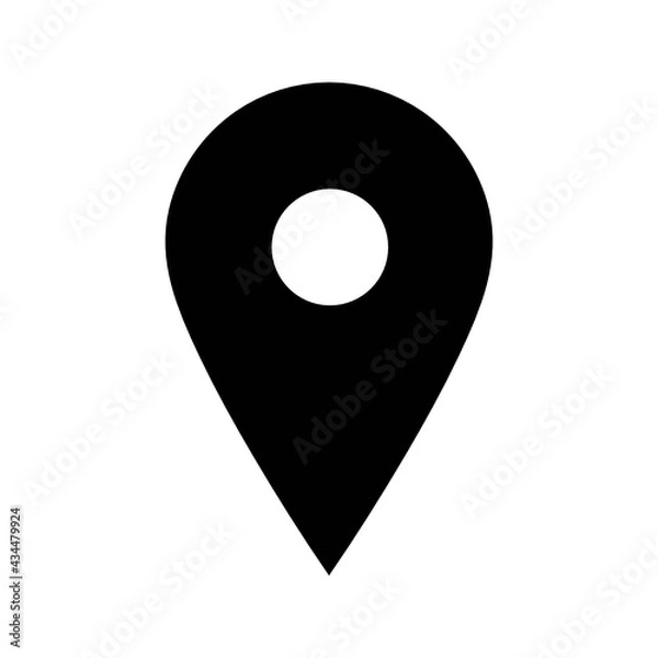 Fototapeta Location Icon. Destination Icon. Map Pointer Icon. Travel Icon. SVG Icon.
