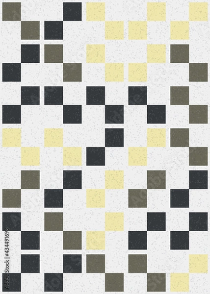 Fototapeta Abstract Geometric Pattern generative computational art illustration