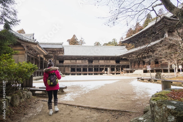 Fototapeta Shoshazan Engyo-ji Temple represents the prosperity of Japan's past Buddhism.
