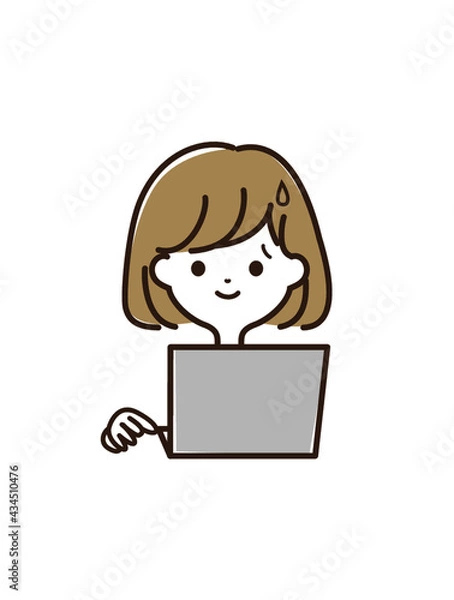 Fototapeta 女性の顔