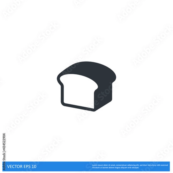 Obraz bread Icon Vector illustration simple design element