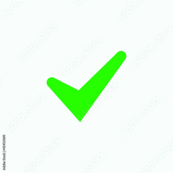 Obraz green check mark