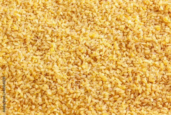 Obraz Close up of uncooked bulghur background