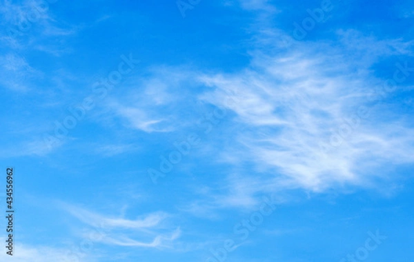 Obraz White clouds in blue sky